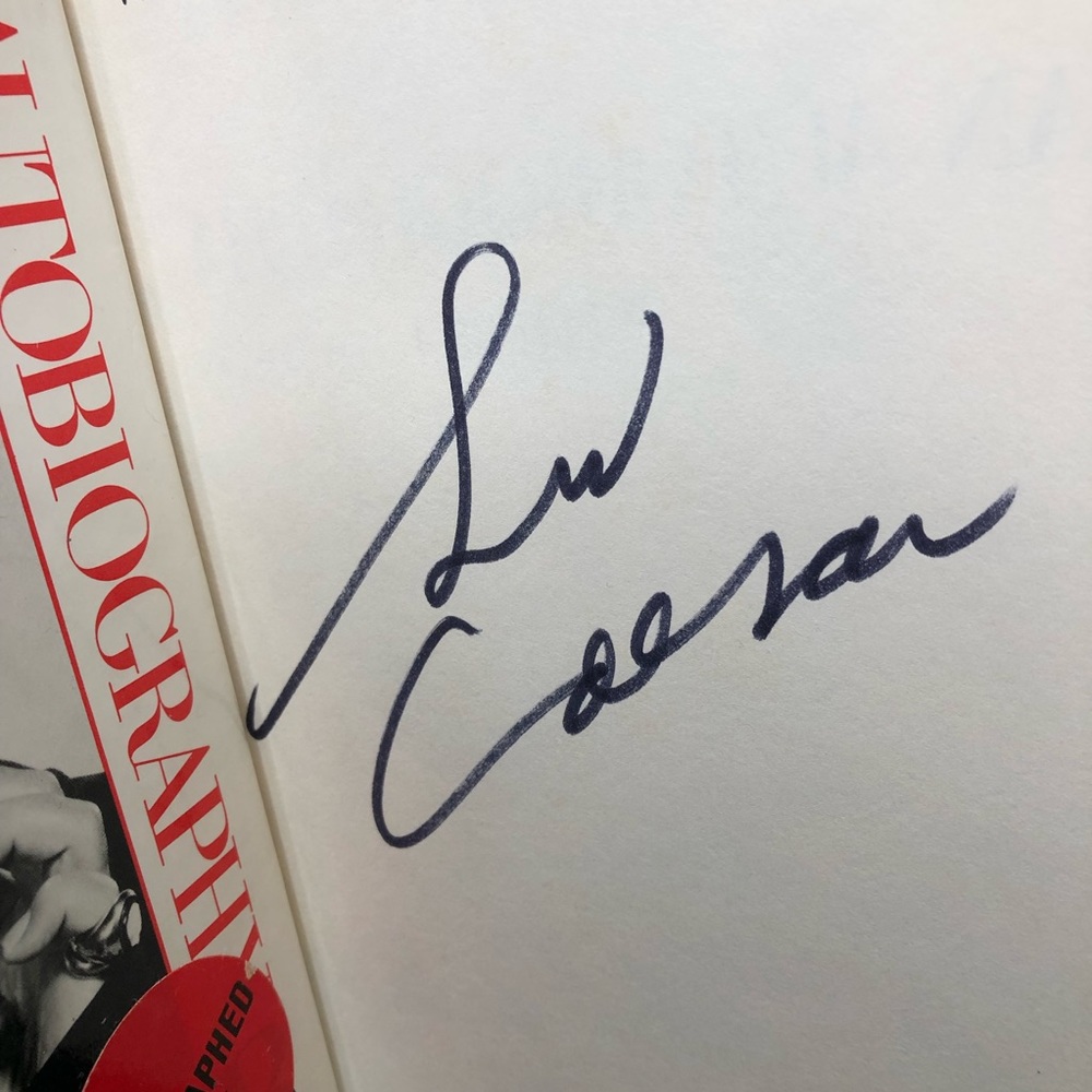 Vtg ‘82 Sid Caesar Signed Book “Where Have I Been?” - 1st Ed Hardcover - Picture 3 of 12